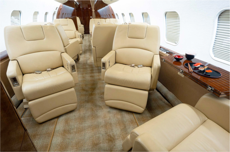 Global Express 9089 Interior